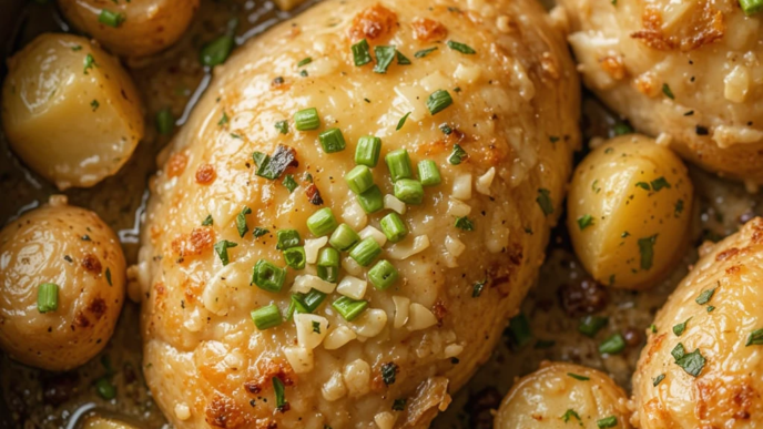 Garlic Parmesan Chicken and Potatoes